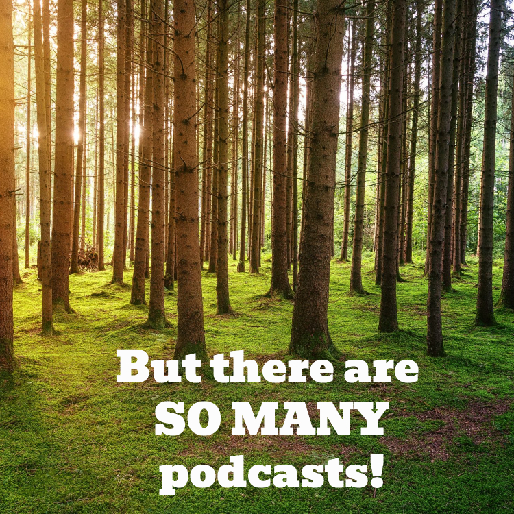 But there are so many podcasts!